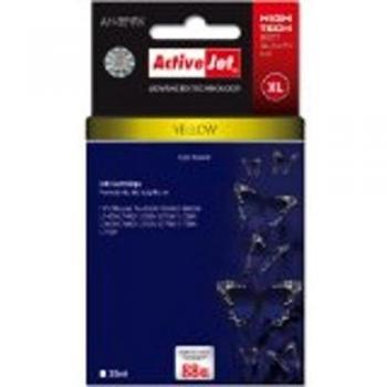 Cartucho de Tinta Amarillo Activejet AH-393 Compatible con HP 88XL C9393AE - 35 ml