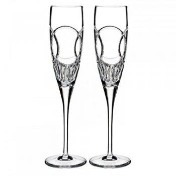 Waterford Love Wedding Vows Champagne Flute Set of 2
