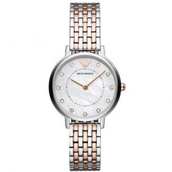 Emporio Armani Reloj Analogico para Mujer de Cuarzo con Correa en Acero Inoxidable AR11094