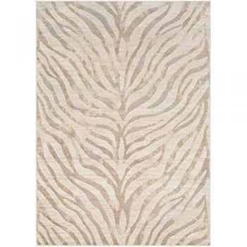 Surya Luanda Modern Boho Zebra Design Short Pile Area Rug 120x170 cm