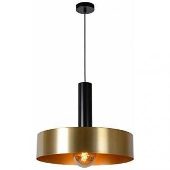 Lámpara colgante Giada Ø 50 cm 1xE27 Oro Mate y Negro