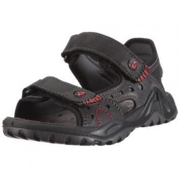 Capt'n Sharky Finn - Sandalias de cuero niño, color gris, talla 27