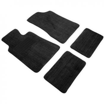 Walser 14737 Alfombrilla Elegance tamaño A, 4 Piezas, Negra