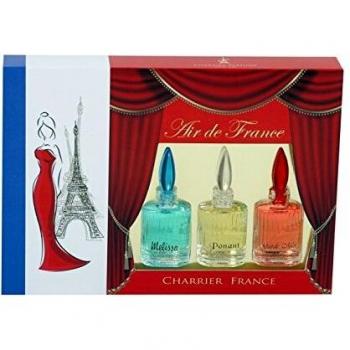 Charrier Parfums Air De France - Estuche De 3 Eau De Parfums Miniatures Color Blue White Red 15 Ml