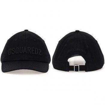 Dsquared2 D2 Logo Black Baseball Cap