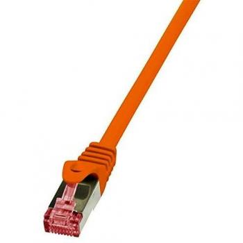 Cable de conexión LogiLink Cat. 6 S/FTP 2,0 m naranja