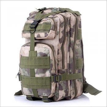 Al aire libre táctico militar Mochila Molle Desgin para Camping senderismo y trekking, Wasteland
