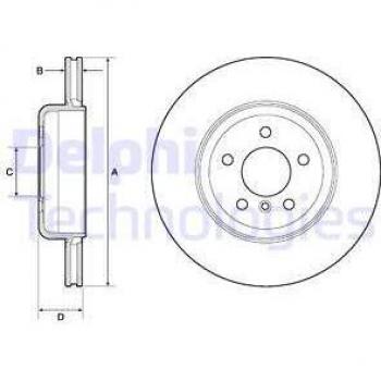 Disco de freno DELPHI BG9130C