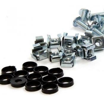 Pack 20 Tornillos/Tuercas M6 para Rack