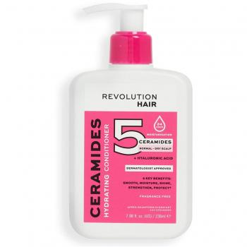 Revolution Haircare - Ceramides - Acondicionador capilar hidratante para cabello normal a seco, 236 ml, con 5 ceramidas y ácido hialurónico