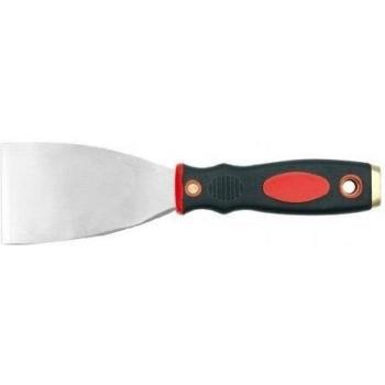 VOREL 05905 - raspador, acero inoxidable, mango de doble color con punta de metal, de 8 cm