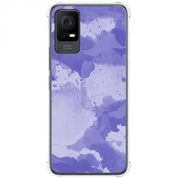 Funda Silicona Antigolpes para TCL 406 Diseño Acuarela 01