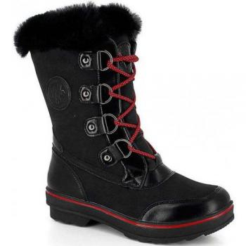 Botas de Nieve Kimberfeel Aponi Negro Rojo Mujer - Talla 38