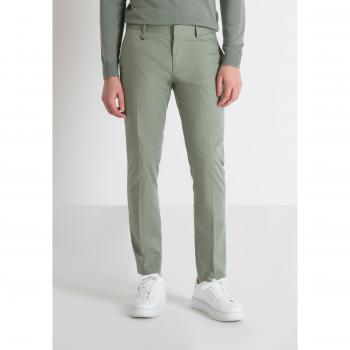 Antony Morato Men's Green XL Plain Suit Trousers with Pockets
