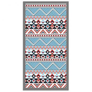 Alfombra Vinílica Azteca Multicolor 300 x 200 cm - Antideslizante, Antihongos e Ignífuga - Ideal para Cocina y Salón