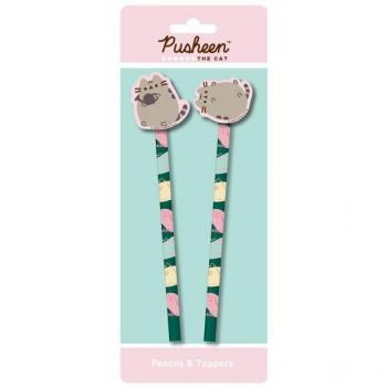 Pack x2 lápices con goma Pusheen Botanical