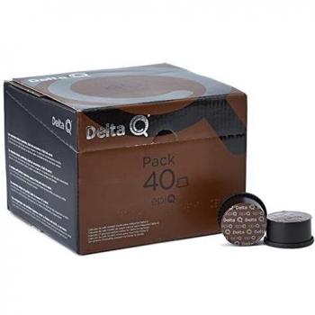 Delta Q - Pack XL epiQ 40 Cápsulas de Café - Intensidad muy Alta - 40 Cáp