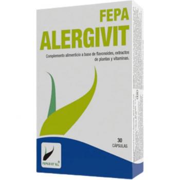 Fepadiet Alergivit Plus 30 Cápsulas - Complemento Alimenticio para Alivio de Síntomas de Alergia Estacional