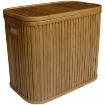 Leds y ordenacion M111367 - Cubo para ropa doble bamboo