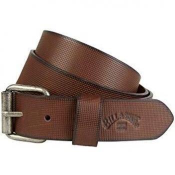 Billabongz cinturon de cuero hombre marron