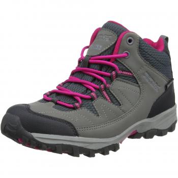 Regatta Holcombe Mid Jnr, Botas de Senderismo Unisex Niños, Gris