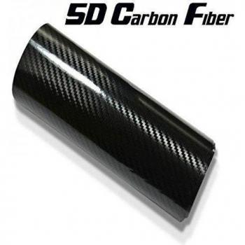 Wrapping Protector Carbono 5D EXTRA Brillante 152 cm de Gran Calidad.