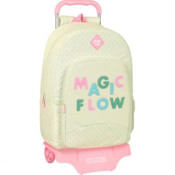 Mochila con Carro Glowlab Magic Flow Safta - Modelo Exclusivo de Mochilas y Carteras SAFTA