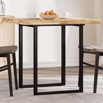 Tablero de mesa cuadrado madera maciza acacia 80x80x4 cm Marrón