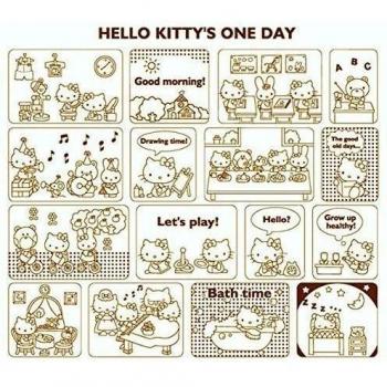 AMENL Kitty's One Day Bathroom Waterproof Fabric Shower Curtain-71¡±x71