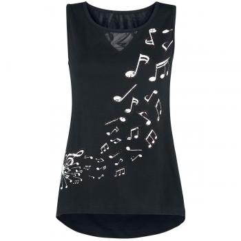 Full Volume by EMP Grew Up At Midnight Top Mujer Negro 4XL