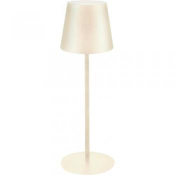 Lampada de Mesa Majestic Agata Avorio Ricaricabile LED Regulable Waterproof 2W 200 Lumen IP54