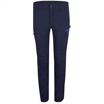 Pantalones Kjerag Zip-off Trollkids para niños, color azul marino/azul medio, talla 122 cm