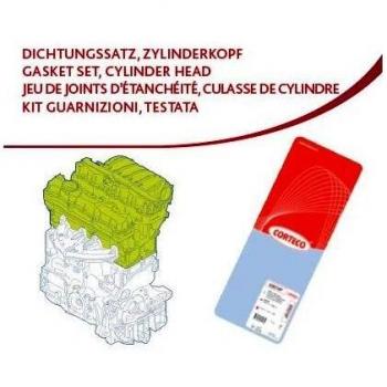 Juego de juntas de culata CORTECO 417829P para VOLKSWAGEN GOLF 1, GOLF 2, TRANSPORTER 3 y AUDI 80 B3, 90 B3