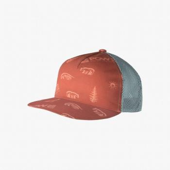 Gorra unisex Buff Pack Trucker Experience Nature rojo gris claro