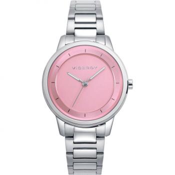 Reloj de mujer Viceroy Air 401230-76 con caja y brazalete de acero rosa