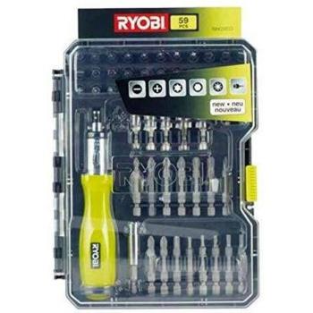 Ryobi RAK59SD - Set 50 Puntas de atornillar + destornillador