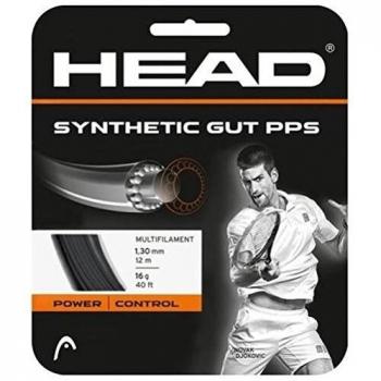 Head Synthetic Gut PPS Cordajes de Raquetas de Tenis, Unisex Adulto, Negro, 15L
