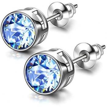Susan Y Earrings para mujer regalos del día de madres para mamá mujeres niñas cristal de swarovski joyería de moda fina regalos de cumpleaños para damas su hermana novia aniversario regalos