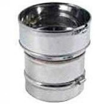 Conector de estufa de acero inoxidable para tubo flexible D.125x180/186