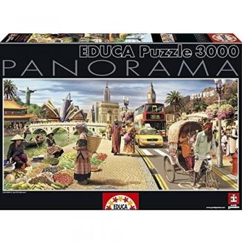 Puzzles Educa - Mundo Global, Puzzle de 3000 Piezas