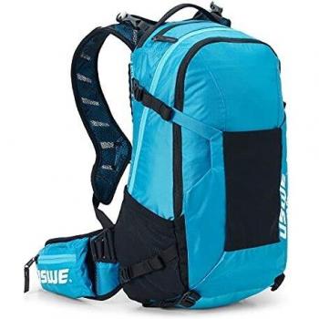 USWE Shred Mochila de 16 L, una mochila de gama alta para MTB, E-MTB, bicicleta de montaña, azul