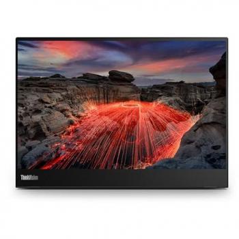 Monitor Lenovo ThinkVision M14t 14 - Monitor portátil de 14 pulgadas, resolución 2K, tecnología IPS, pantalla táctil, diseño delgado y ligero, conectividad USB-C, compatible con múltiples dispositivos