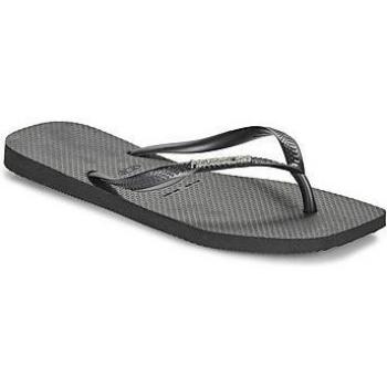 Chanclas SLIM SQUARE LOGO METALLIC para mujer