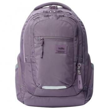 Mochila Eufrates Totto Morado Grande para PC y Tablet 13 - 26.2L - 30.5 x 46.5 x 18.5 cm
