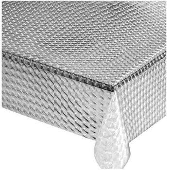 Mantel Transparente Antimanchas Moderno Plastificado Brillante PVC 140x500 cm