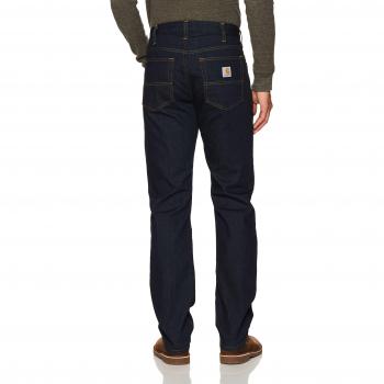 Carhartt WIP Men's Rugged Flex Straight Slim Tapered Denim Jeans - Navy - Size: 31/32