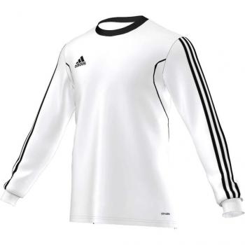 adidas Squad 13 JSY LS - Camiseta para hombre, color blanco / negro, talla 140