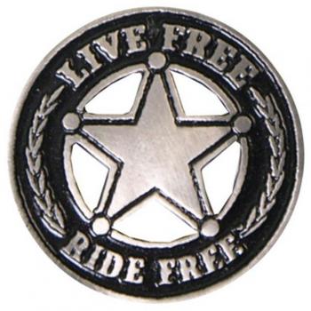Insignias Star Live Free Ride Free