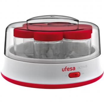 Yogurtera Eléctrica Ufesa YG3000, 15W, Capacidad de 1.4 Litros, Material Plástico