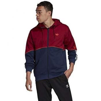 adidas Outline FZ Ft Sudadera, Hombre, Collegiate Burgundy, S